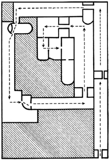 Path in palace