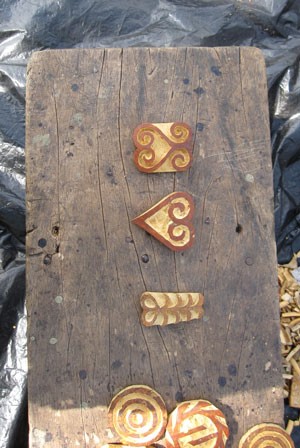 Three Adinkra Stamps