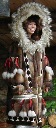 Yupik parka decoration