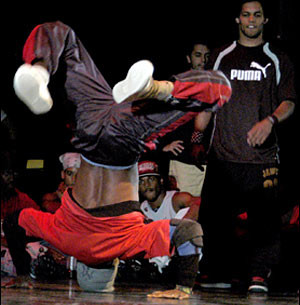 FRESH breakdancing competition in Manchester, August 2005