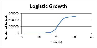 Bacteria Logarithmic Growth