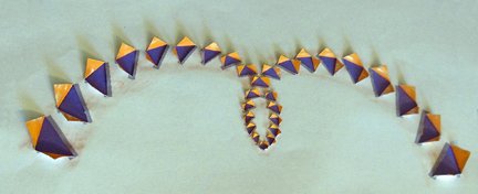 Paper sculpture from cornrows simulations