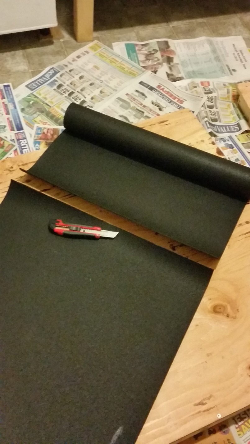 Using an X-Acto to Cut the Mat