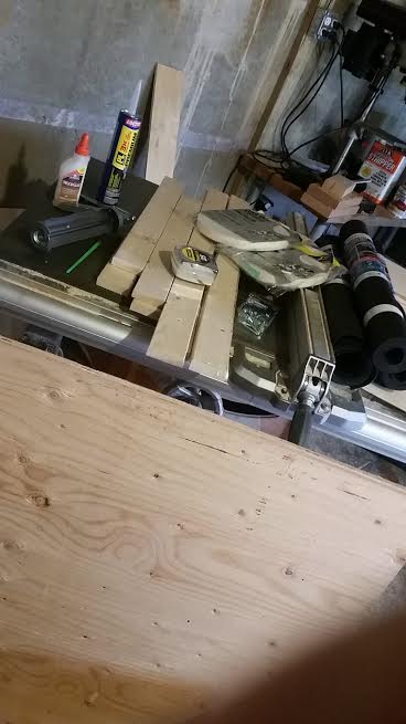 Materials Gathered & Wood Cut