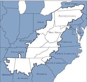 Appalachian region